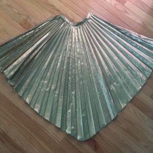 ASOS Gold Foil Skirt